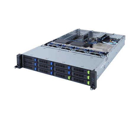 Gigabyte R262-ZA2 side view.