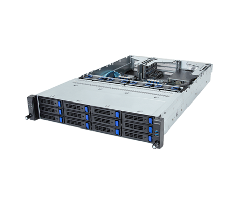 Gigabyte R263-S33 side view