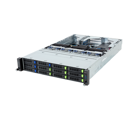 Gigabyte R263-Z35 Server side view