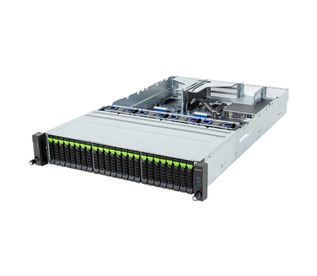 Gigabyte R263-Z36 Server side view