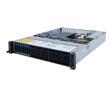 Gigabyte R272-P30 Server side view