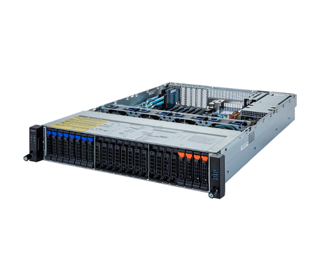 Gigabyte R272-P32 Server side view