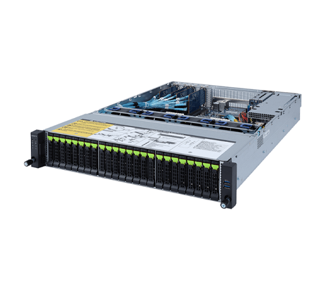 Gigabyte R272-Z34 Server side view