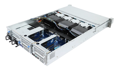 Gigabyte R281-G30 front panel view