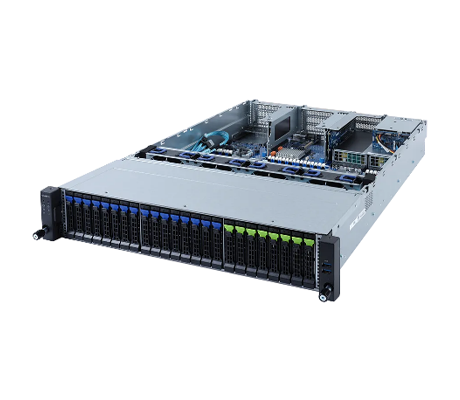 Gigabyte R282-N81 server side view