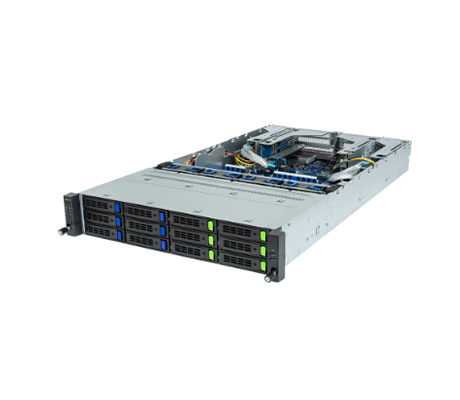 Gigabyte R282-P92 Server side view