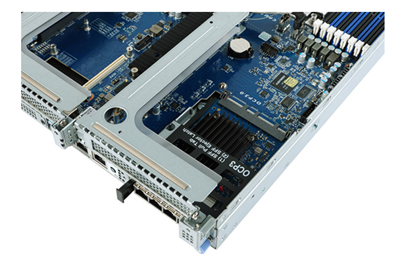 Gigabyte R282-Z90 OCP 3.0 view