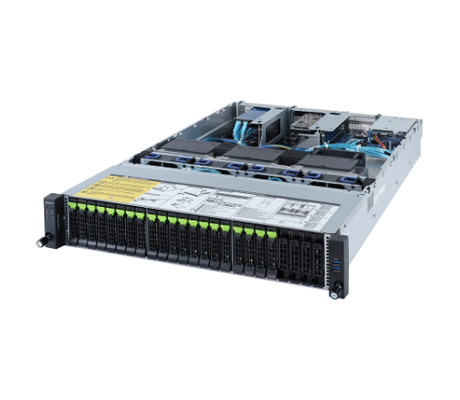 Gigabyte R282-Z9G server side view