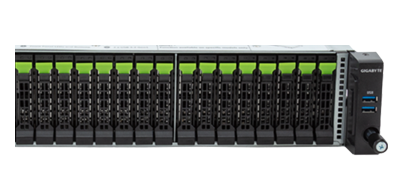 R283-S98 server front Gigabyte R283-S98 server front