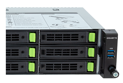 Gigabyte R283-Z94 server drive cages