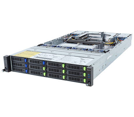 Gigabyte R283-Z97 side view