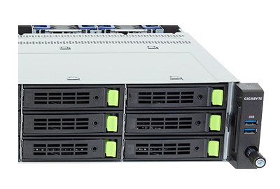 Gigabyte R284-S90 server drive cages