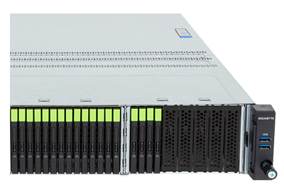 Gigabyte R284-S91 server drive cages