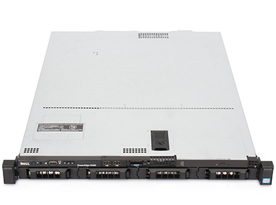 poweredge R420 server block front with 4 3.5-inch drive bays