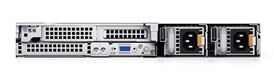Dell PowerEdge r450 server rear ports