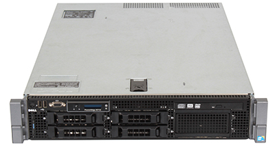 dell r710 4 bay front image