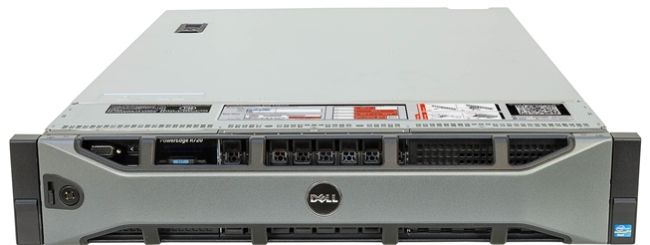 dell r720 server front image with bezel