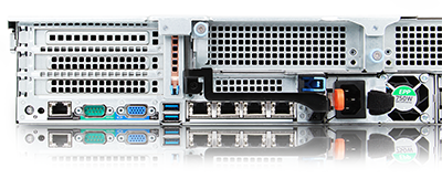 Dell PowerEdge R740 server back of system image, expansion