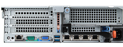 Dell R7425 server back of system image, expansion