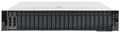 Dell EMC R7425 front of the system