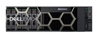 Dell EMC PowerEdge r750xa server front drive bays
