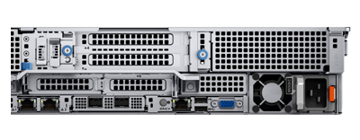 Dell PowerEdge r750xa server rear ports
