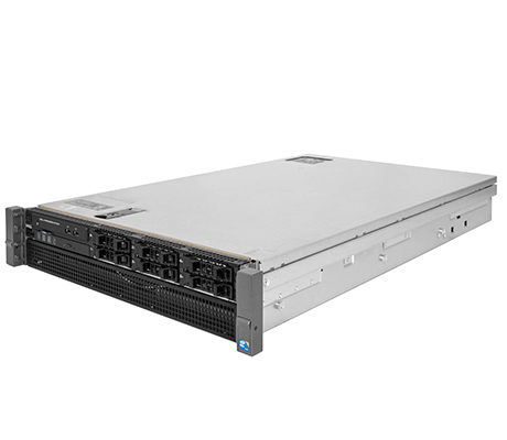 Dell R7610 rack workstation front perspective with six drives