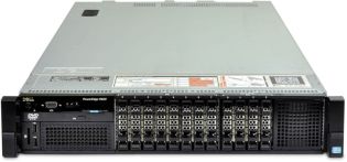 poweredge R820 rack server front of system 16-bay chassis