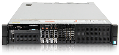 PowerEdge R830 server with eight SFF drives Dell R830 8-bay chassis front image