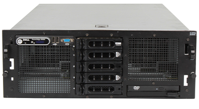 poweredge R900 rack server front of 5-bay 3.5-inch LFF chassis