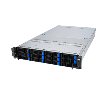 ASUS RS521A-E12-RS12U Server side view