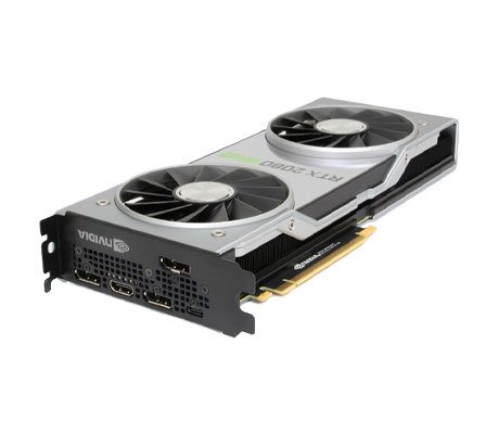 NVIDIA RTX 2080 Super GPU side view