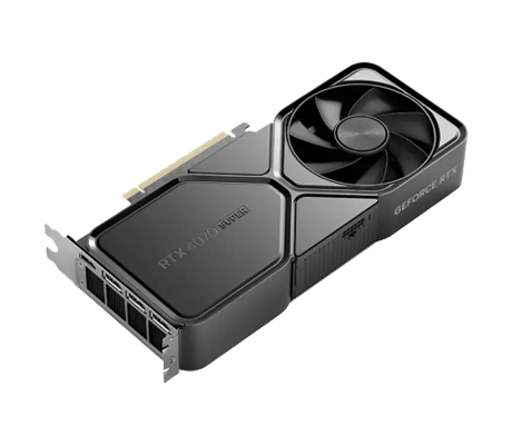 NVIDIA GeForce RTX 4070 Super GPU Side View