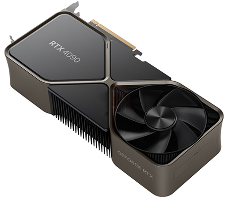 NVIDIA RTX 4090 GPU Side View