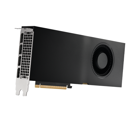 NVIDIA RTX A5000 GPU side view