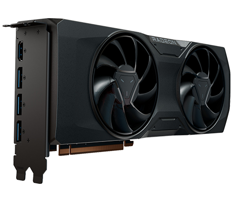 AMD Radeon RX 7700 XT side view