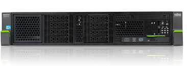 Fujitsu PRIMERGY RX300 S7, front of sysyem Fujitsu PRIMERGY RX300 S7 front