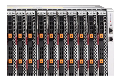 Supermicro 614E enclosure front