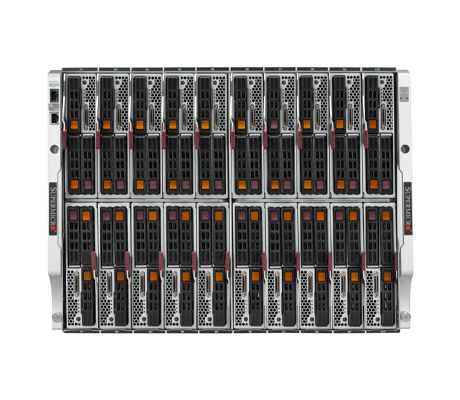 Supermicro SuperBlade SBE-820H-822 Blade Enclosure front view