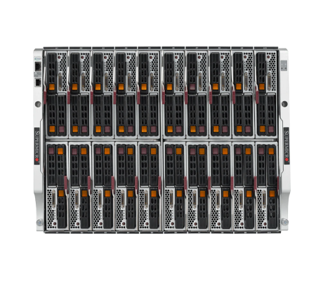 Supermicro SuperBlade SBE-820J Enclosure front view