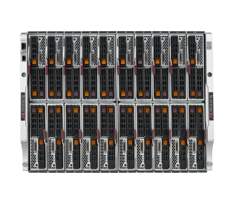 Supermicro SuperBlade SBE-820L Enclosure front view