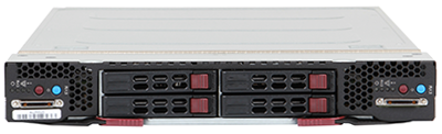SuperMicro SuperBlade SBI-7228R-T2F front of system SuperBlade SBI-7228R-T2F server front perspective