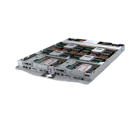 Lenovo ThinkSystem SC750 V4 Neptune Server side view