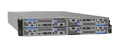 Four Lenovo SD530 V3 Nodes in ThinkSystem D3 Four Lenovo SD530 V3 Nodes in ThinkSystem D3