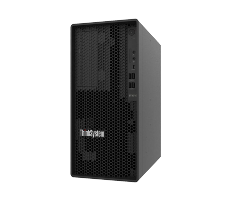 Lenovo ThinkSystem ST50 V2 Tower Server side view