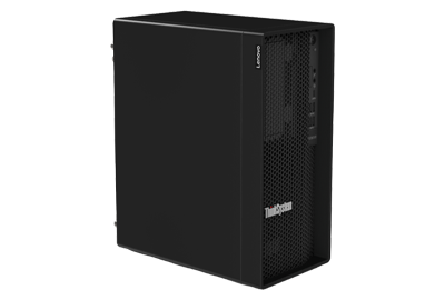ThinkSystem ST50 V2 side logo Lenovo ThinkSystem ST50 V2 Tower Server side