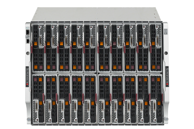 25G Enclosure with eight 2200W Titanium (96% efficiency) power supplies