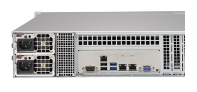 Supermicro SuperStorage 2028R-E1CR24H rear view