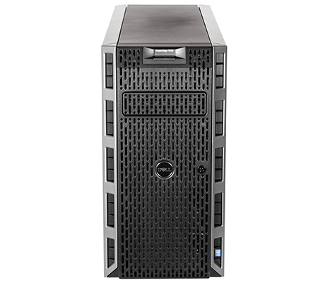 Dell T430 front of system with bezel