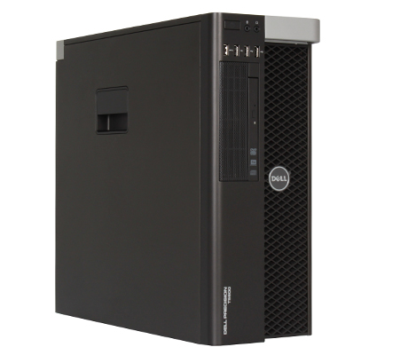 Dell T5600 tower workstation front perspective with bezel